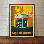 Art Print | Pellegrini's Cafe Melbourne Art Print | Pellegrini's Cafe Melbourne